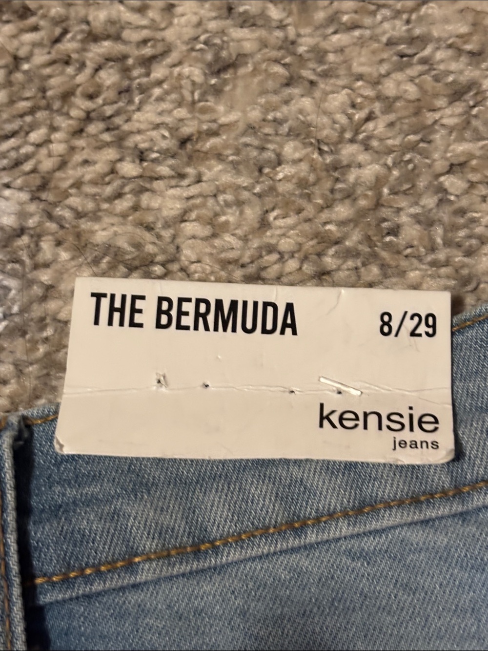 NWT Kensie Jeans Bermuda Denim Shorts 29 - Picture 6 of 10